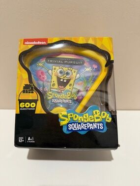 Nickelodeon SpongeBob SquarePants Trivial Pursuit Game - Yellow, Black, Blue